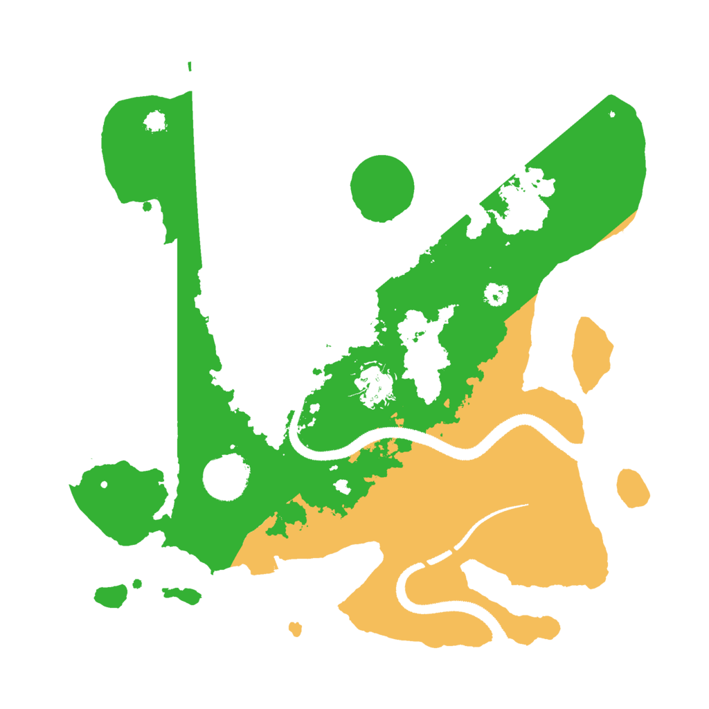Biome Rust Map: Procedural Map, Size: 3000, Seed: 23565