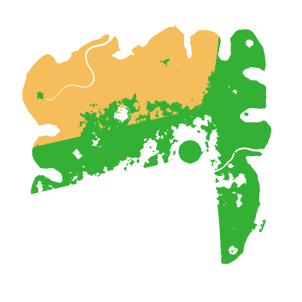 Biome Rust Map: Procedural Map, Size: 3500, Seed: 1127089228