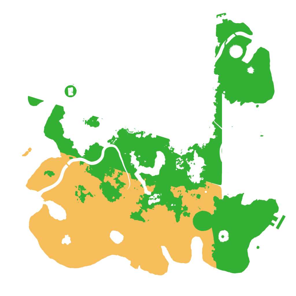 Biome Rust Map: Procedural Map, Size: 4000, Seed: 491218107