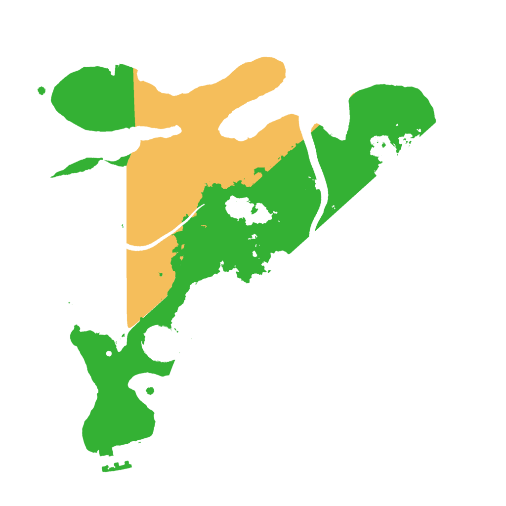 Biome Rust Map: Procedural Map, Size: 2600, Seed: 20