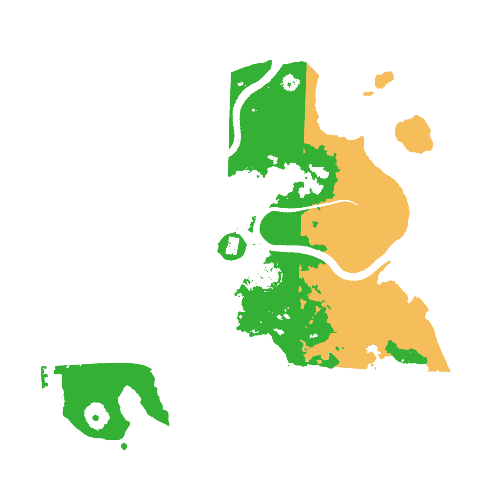 Biome Rust Map: Procedural Map, Size: 3000, Seed: 873152976