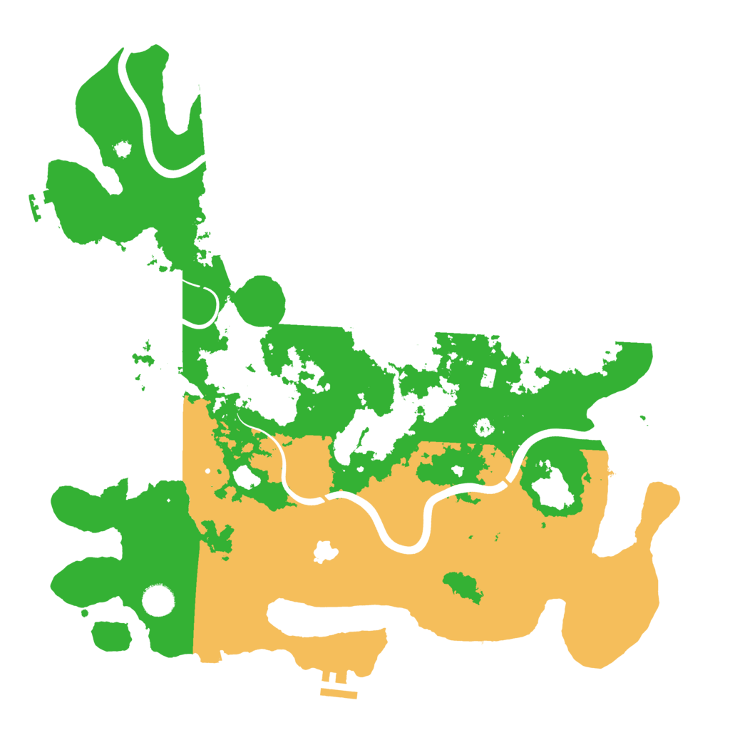 Biome Rust Map: Procedural Map, Size: 4000, Seed: 72286751