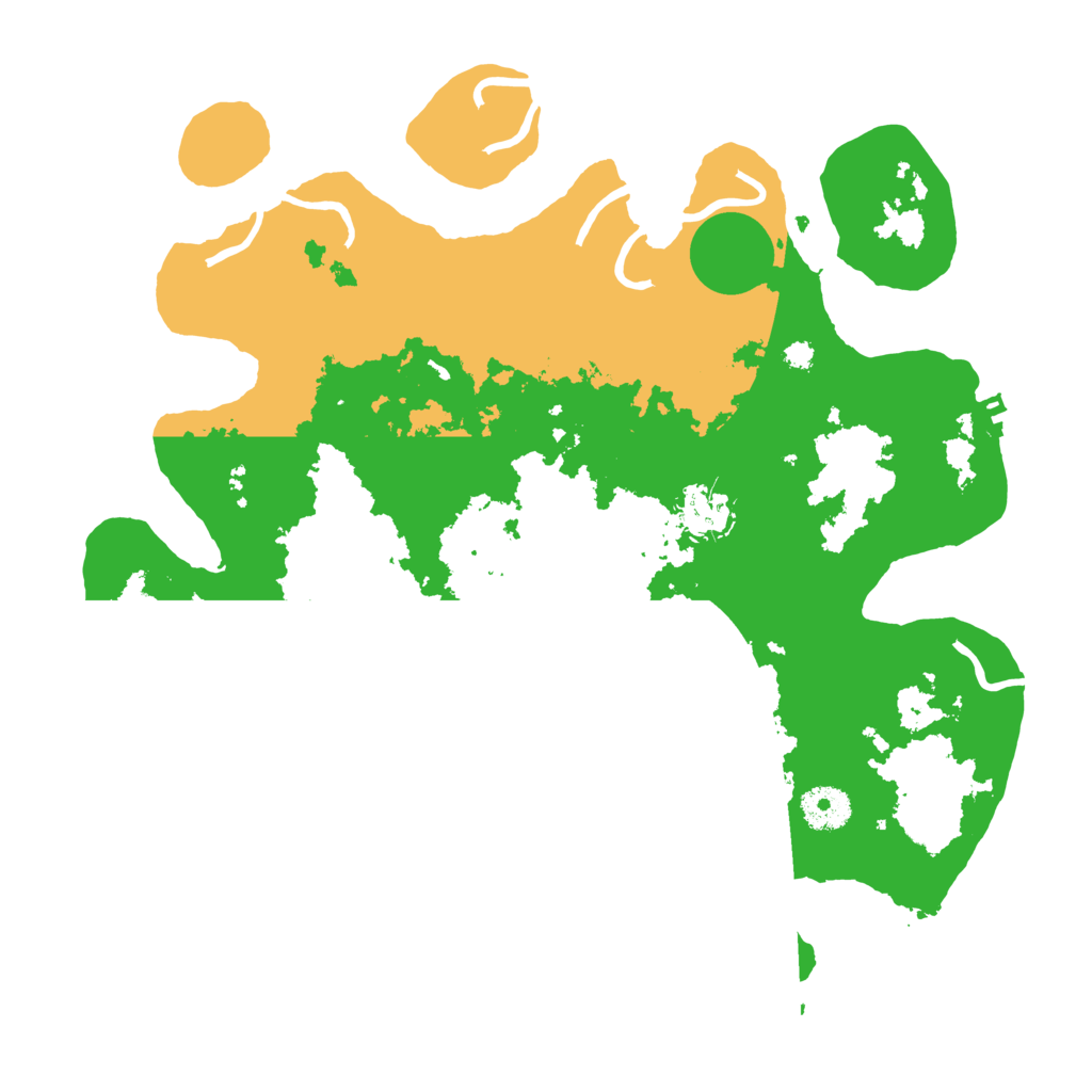 Biome Rust Map: Procedural Map, Size: 3500, Seed: 1849641983