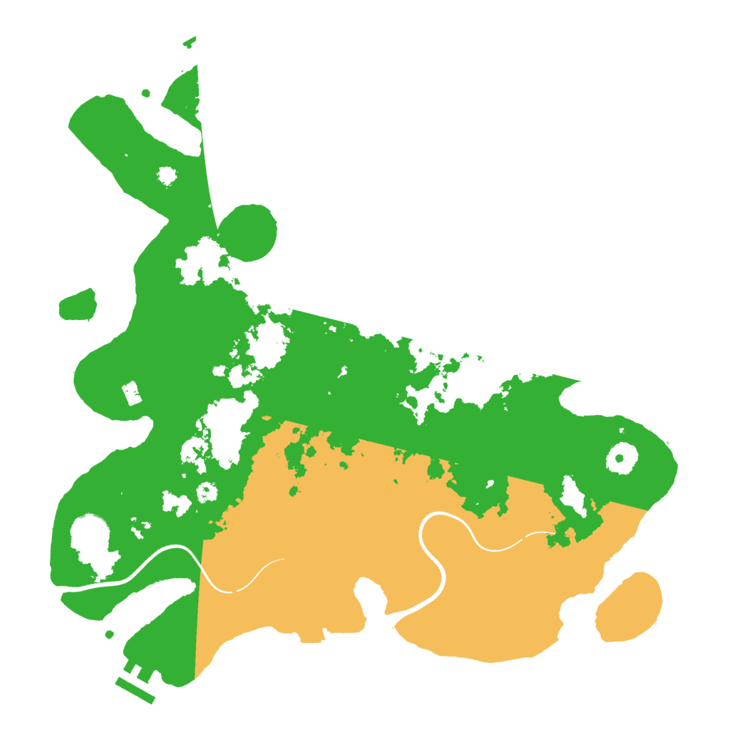 Biome Rust Map: Procedural Map, Size: 3500, Seed: 1955142059