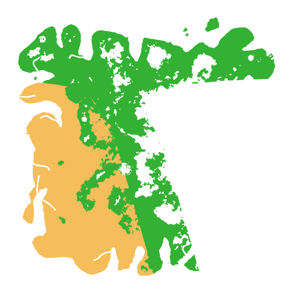 Biome Rust Map: Procedural Map, Size: 4500, Seed: 5540