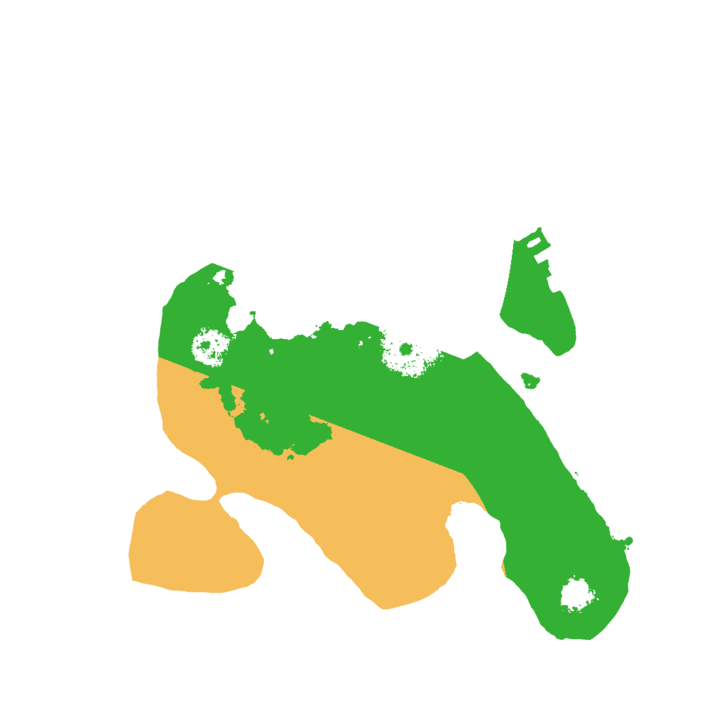 Biome Rust Map: Procedural Map, Size: 2000, Seed: 455125737