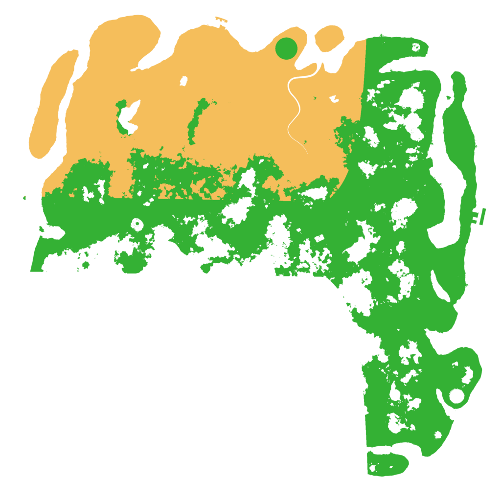 Biome Rust Map: Procedural Map, Size: 6000, Seed: 357036096