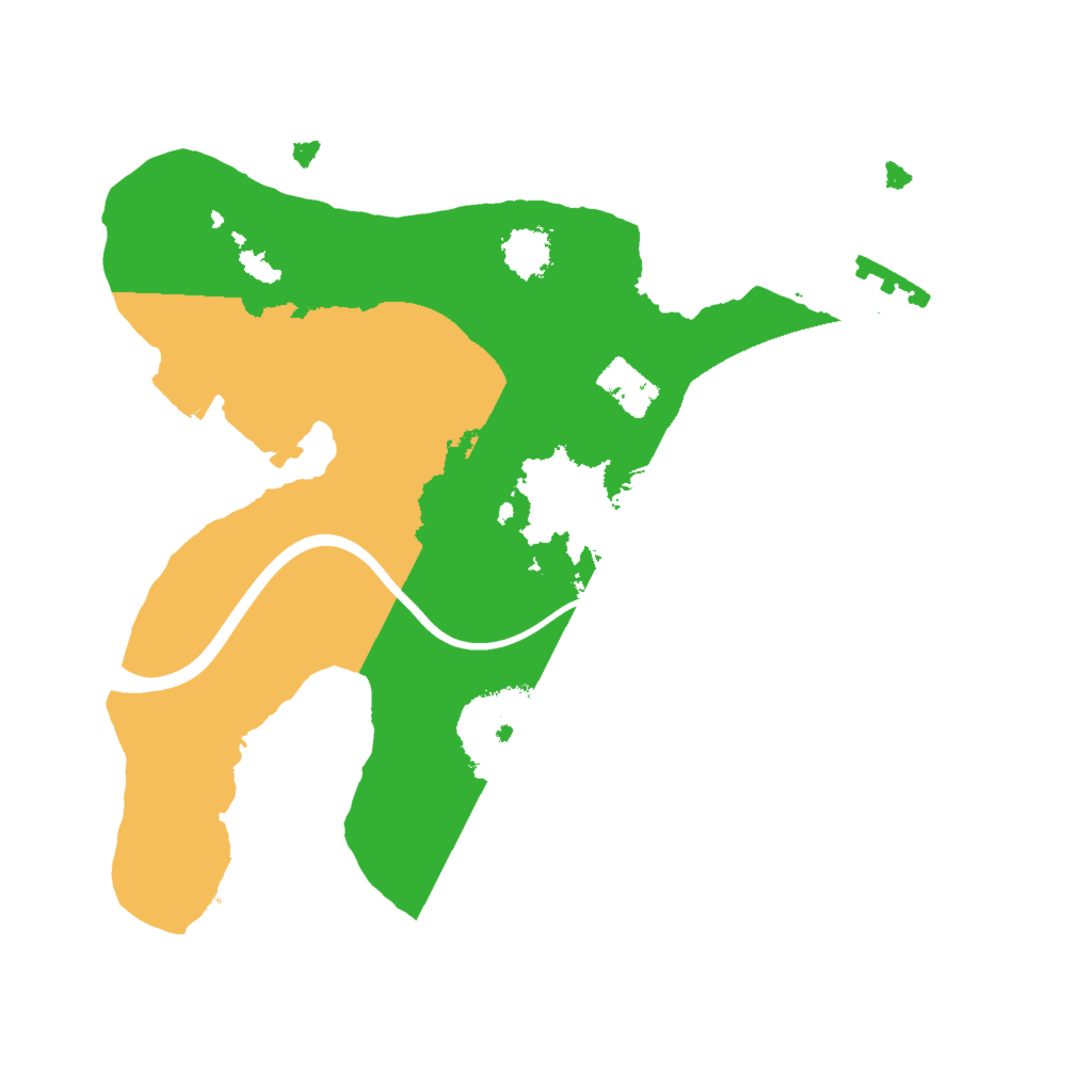 Biome Rust Map: Procedural Map, Size: 2000, Seed: 1568543949