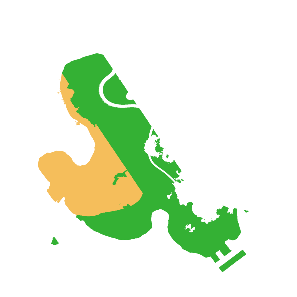 Biome Rust Map: Procedural Map, Size: 2000, Seed: 2117820594