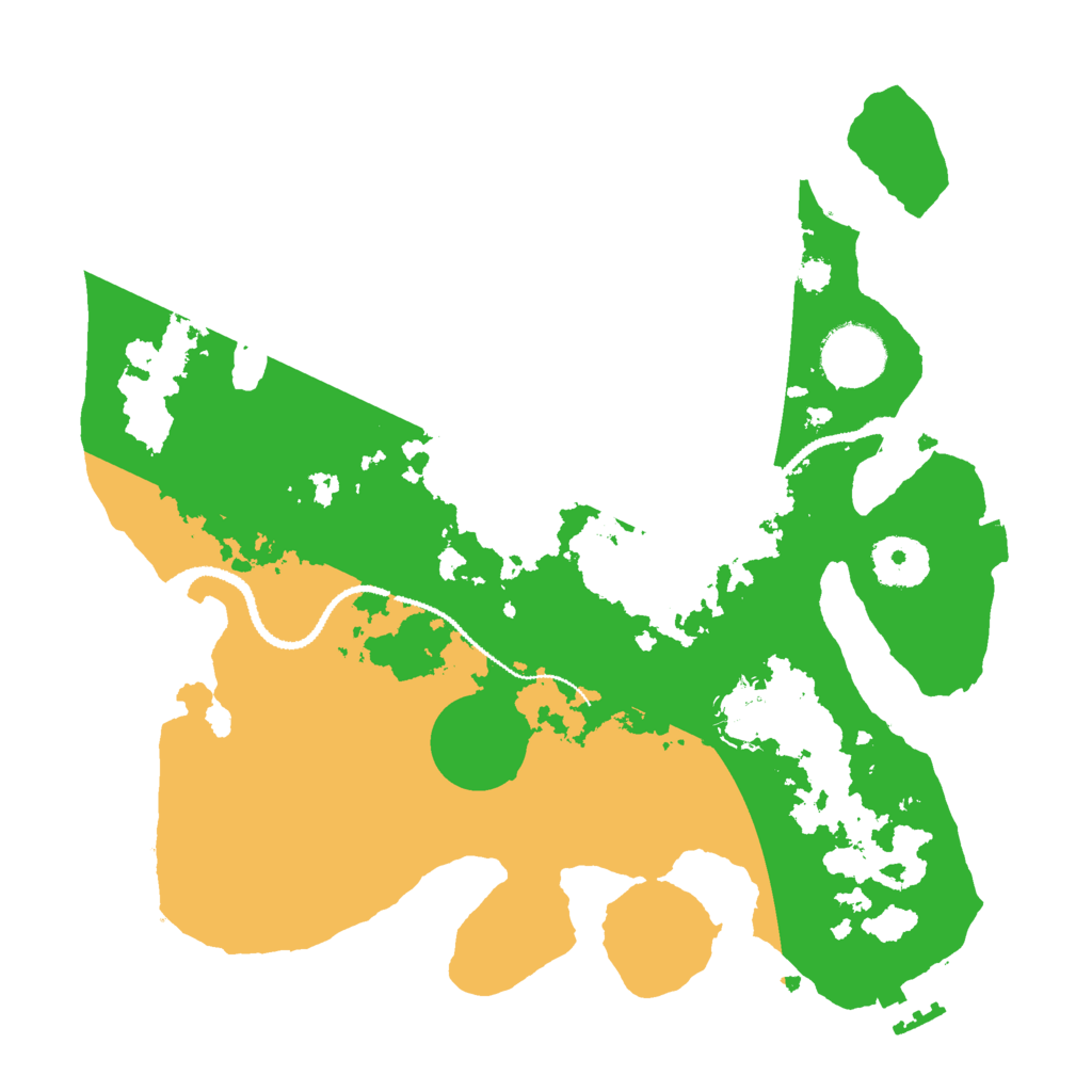 Biome Rust Map: Procedural Map, Size: 3000, Seed: 16869