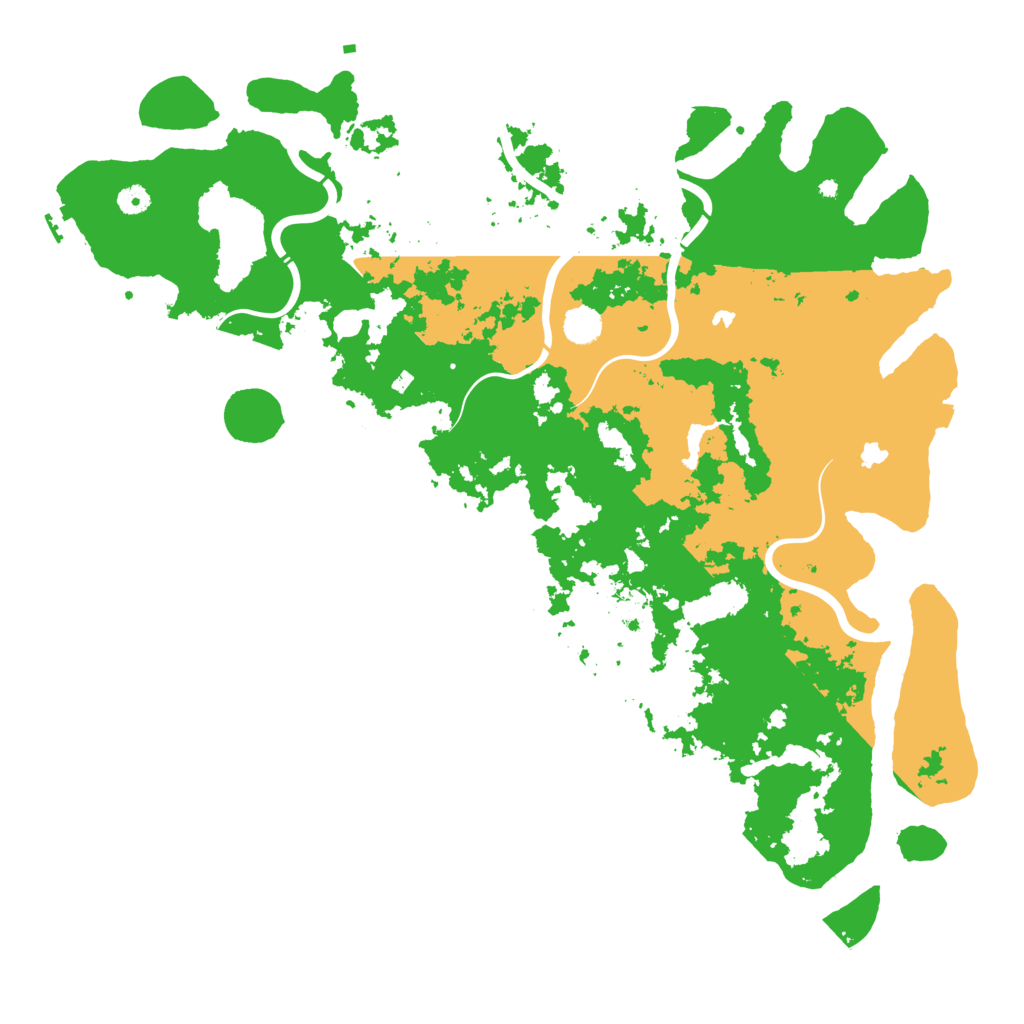 Biome Rust Map: Procedural Map, Size: 5000, Seed: 99994158