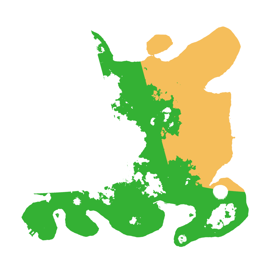 Biome Rust Map: Procedural Map, Size: 3250, Seed: 301380461