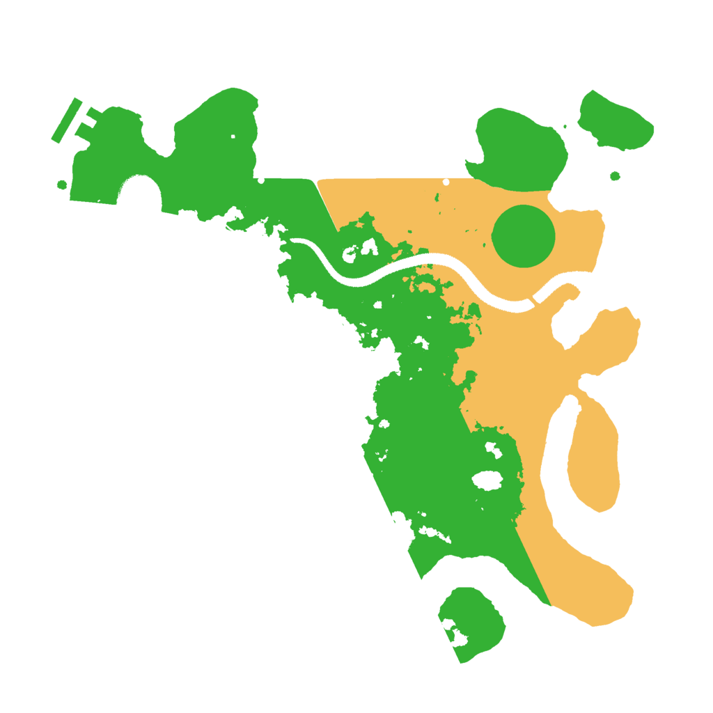 Biome Rust Map: Procedural Map, Size: 3000, Seed: 2673
