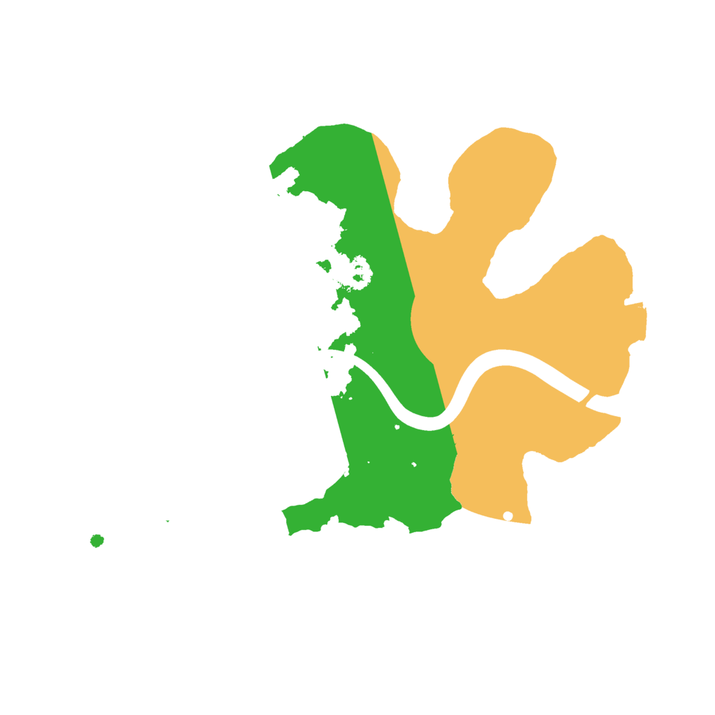 Biome Rust Map: Procedural Map, Size: 2200, Seed: 1318087086