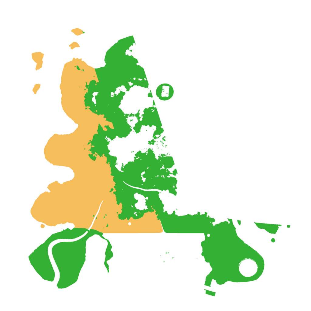 Biome Rust Map: Procedural Map, Size: 3000, Seed: 1469256845