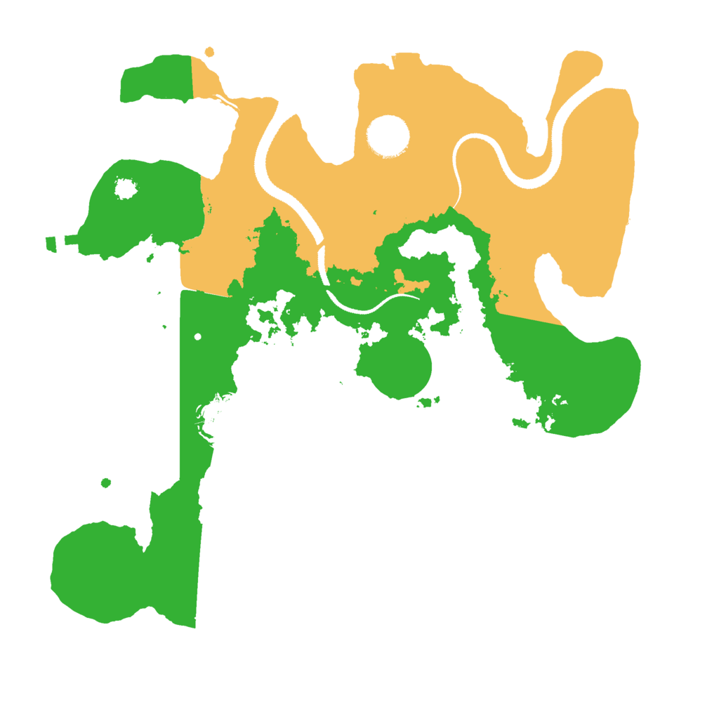 Biome Rust Map: Procedural Map, Size: 3000, Seed: 24152