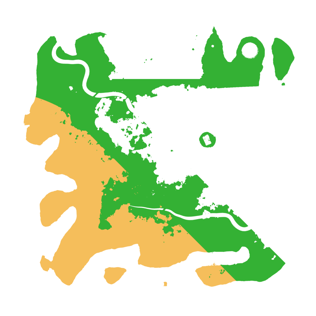 Biome Rust Map: Procedural Map, Size: 3500, Seed: 1807239332