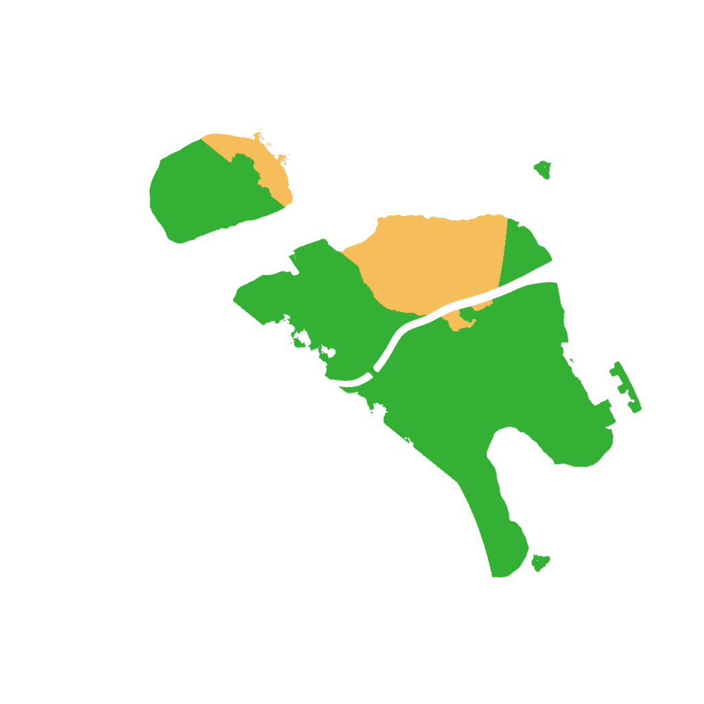 Biome Rust Map: Procedural Map, Size: 2000, Seed: 1121