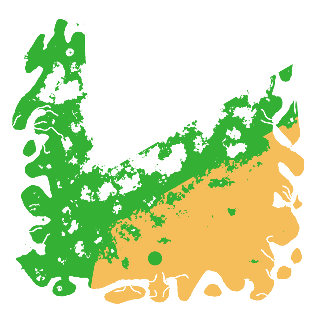 Biome Rust Map: Procedural Map, Size: 6000, Seed: 541615
