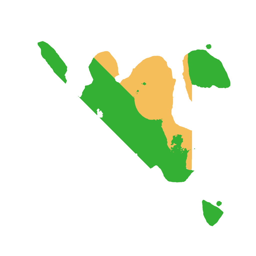 Biome Rust Map: Procedural Map, Size: 2000, Seed: 423205985