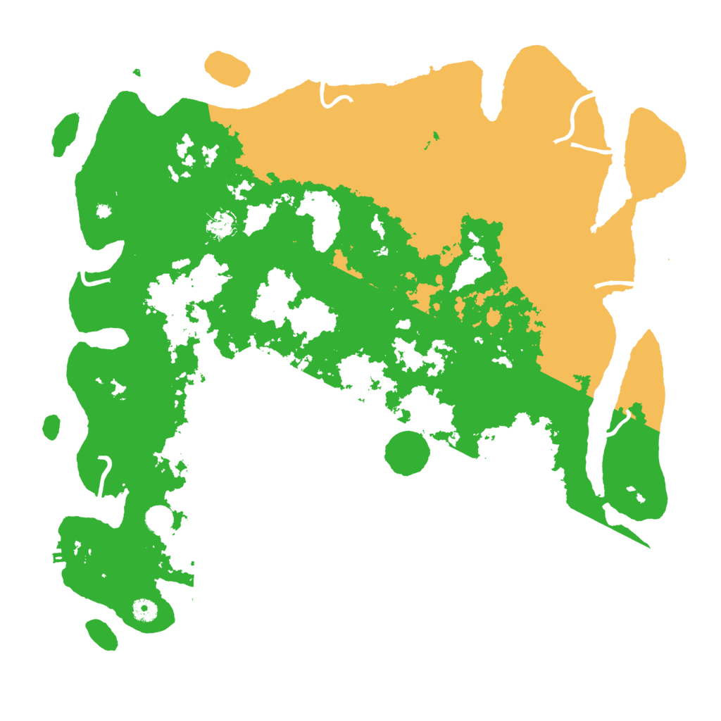 Biome Rust Map: Procedural Map, Size: 4500, Seed: 557754