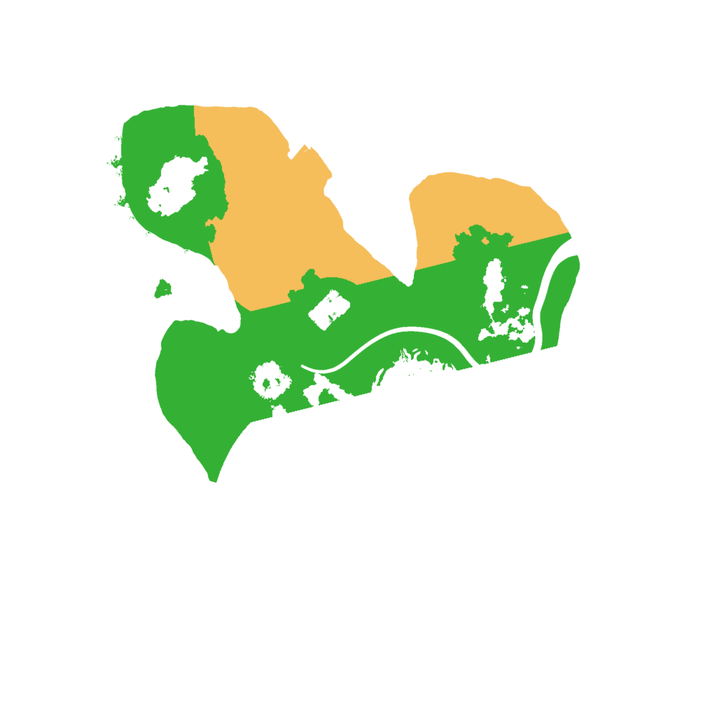 Biome Rust Map: Procedural Map, Size: 2000, Seed: 66660933