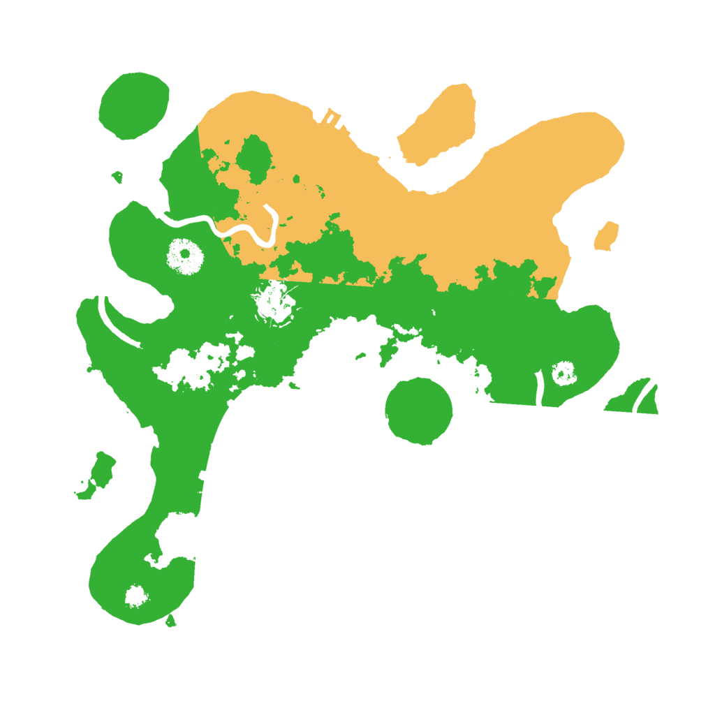 Biome Rust Map: Procedural Map, Size: 3000, Seed: 1290105795