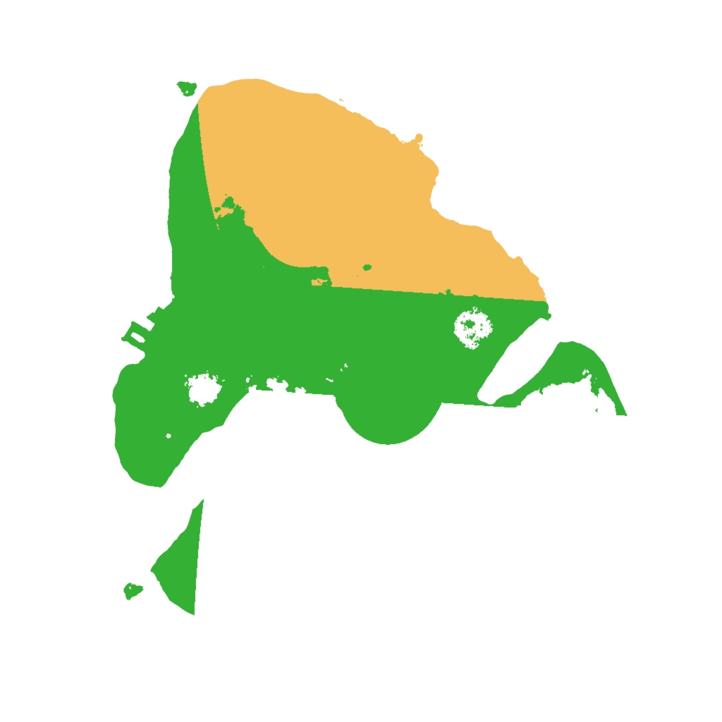 Biome Rust Map: Procedural Map, Size: 2000, Seed: 1210965225