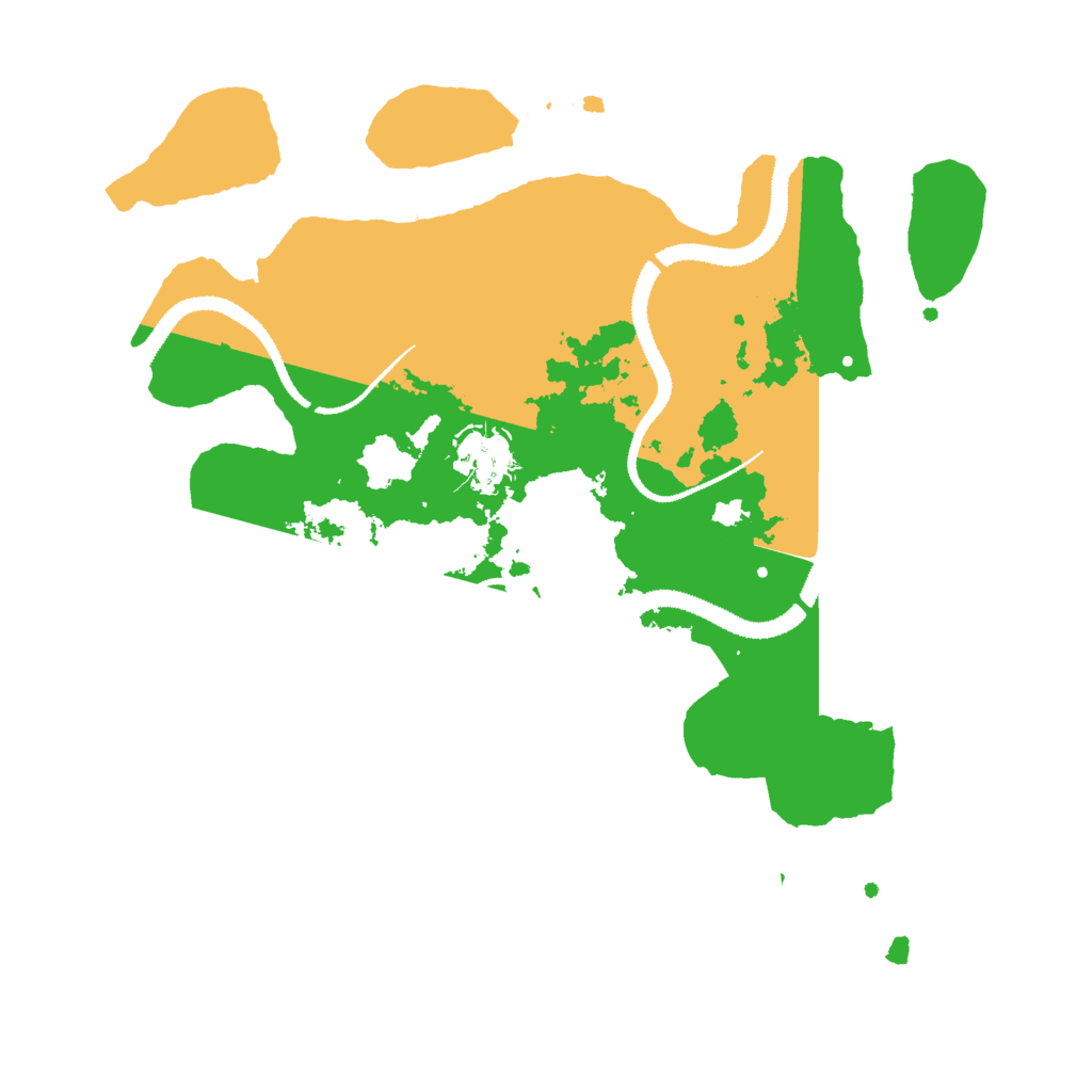 Biome Rust Map: Procedural Map, Size: 3000, Seed: 2107179407