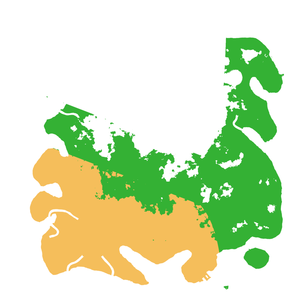 Biome Rust Map: Procedural Map, Size: 3500, Seed: 1146651794