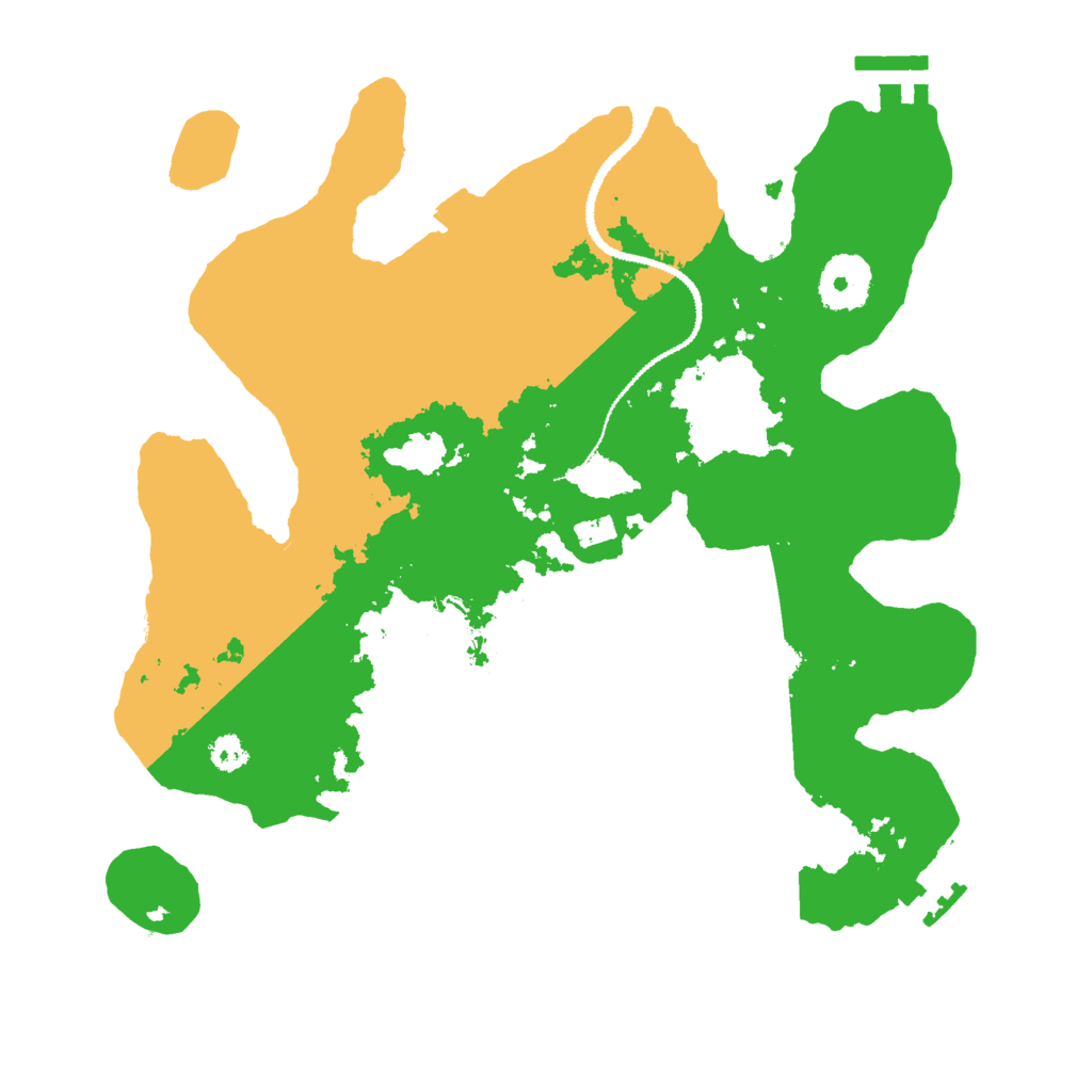 Biome Rust Map: Procedural Map, Size: 3000, Seed: 815230668