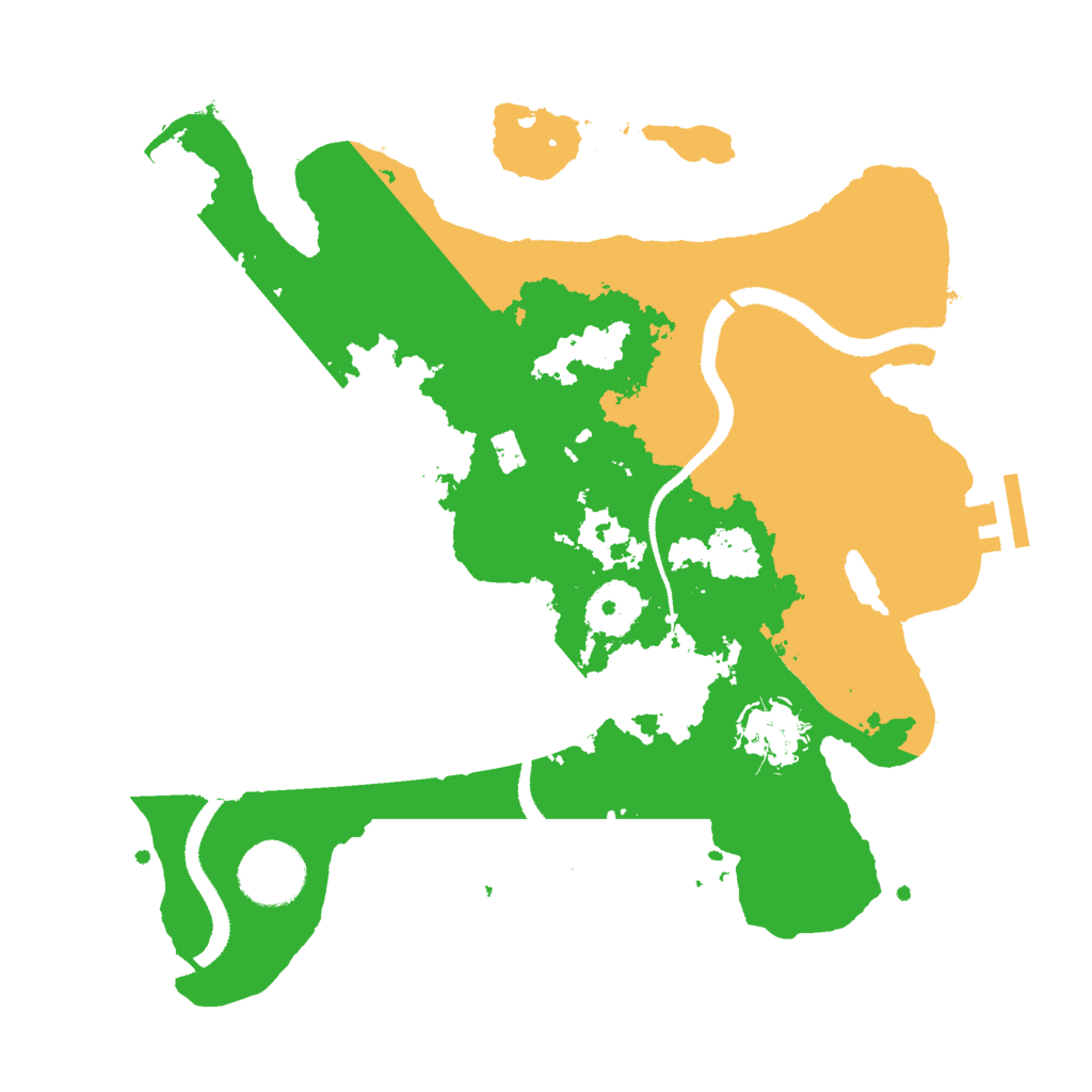 Biome Rust Map: Procedural Map, Size: 3000, Seed: 1348