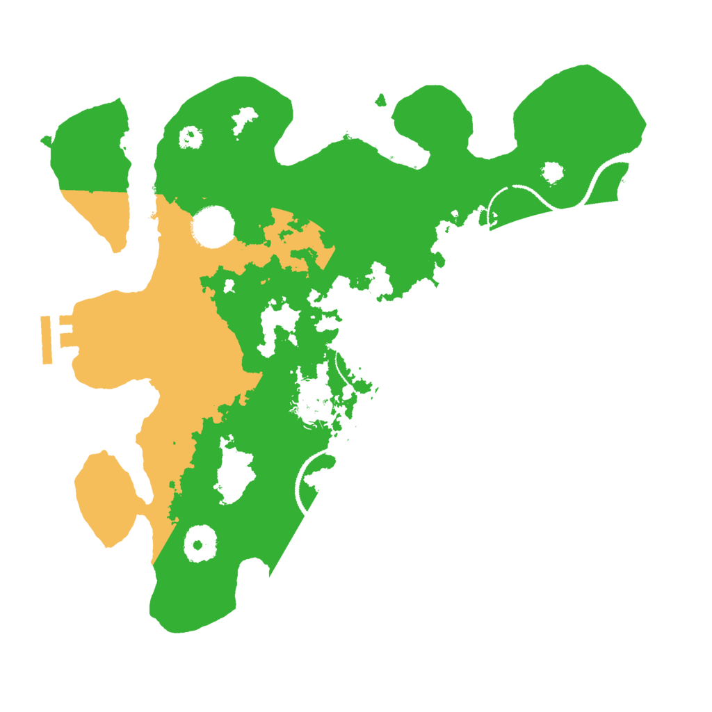 Biome Rust Map: Procedural Map, Size: 3000, Seed: 7153