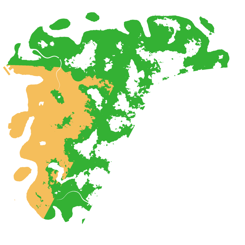 Biome Rust Map: Procedural Map, Size: 5000, Seed: 1594257364