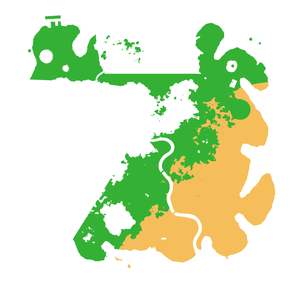 Biome Rust Map: Procedural Map, Size: 3850, Seed: 1245464891