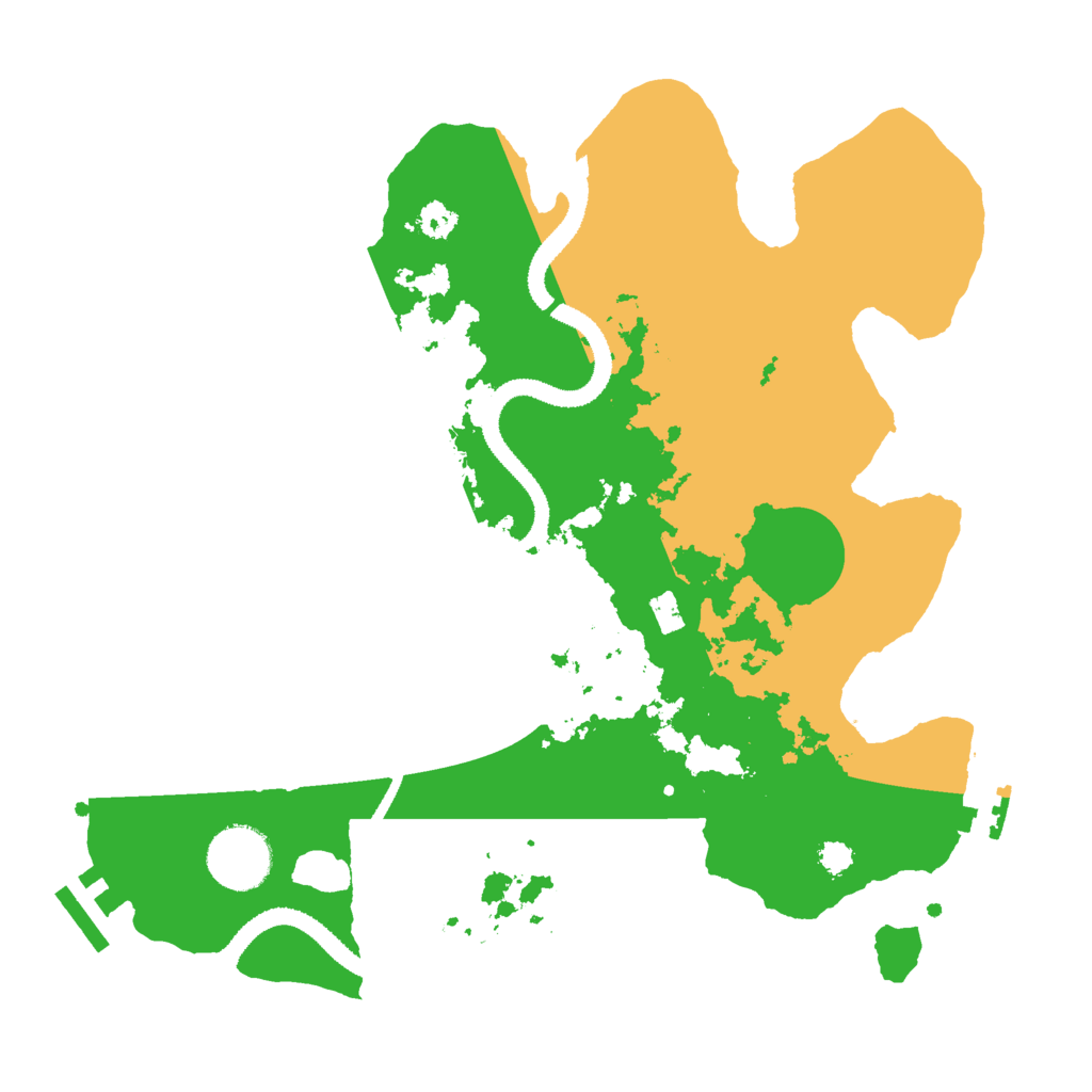 Biome Rust Map: Procedural Map, Size: 3000, Seed: 24593