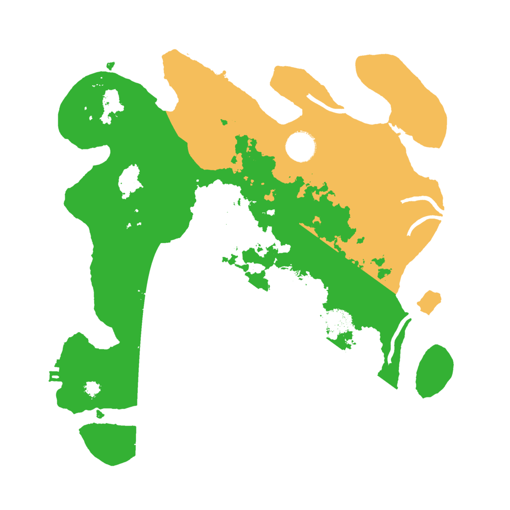 Biome Rust Map: Procedural Map, Size: 3000, Seed: 1329434725