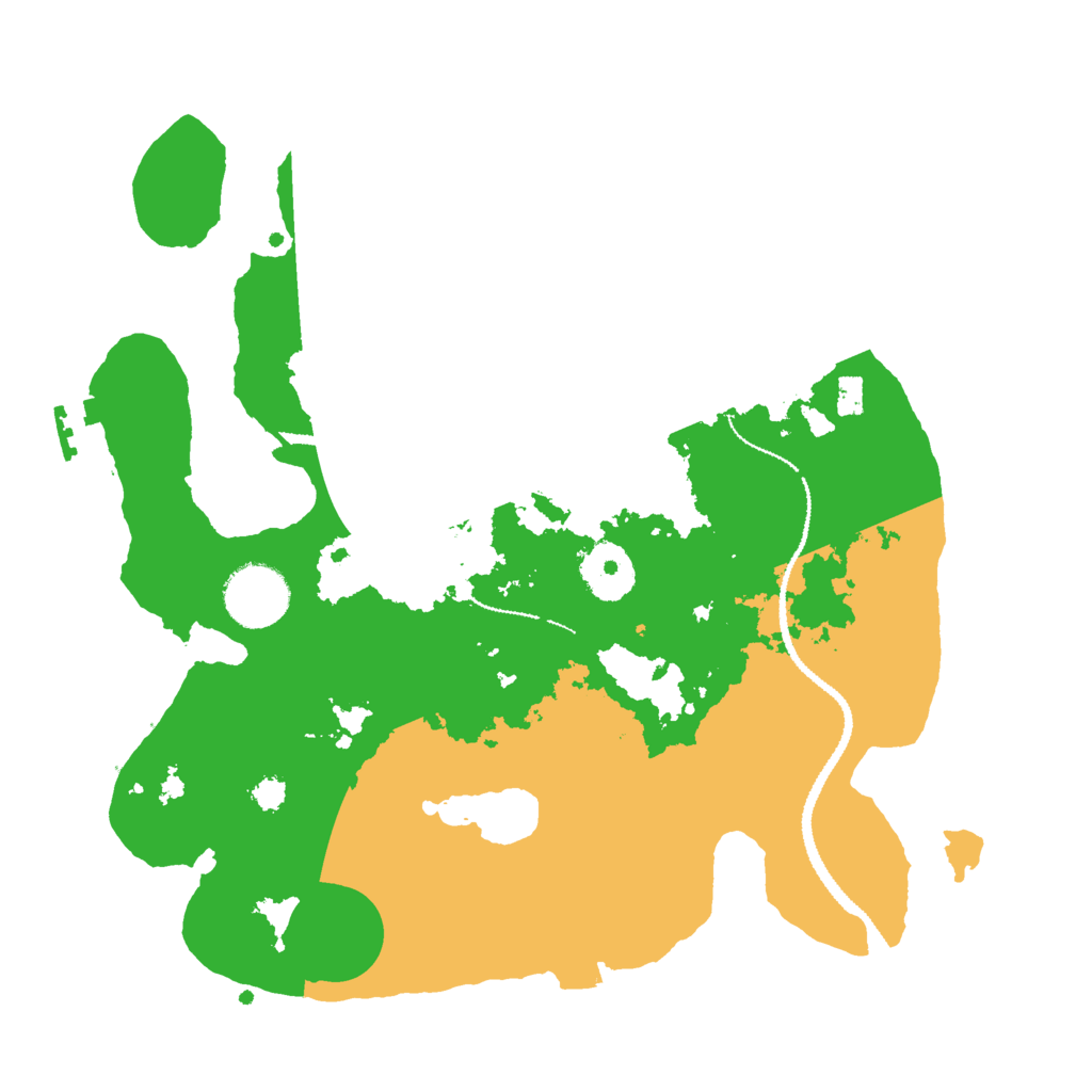 Biome Rust Map: Procedural Map, Size: 3000, Seed: 27853