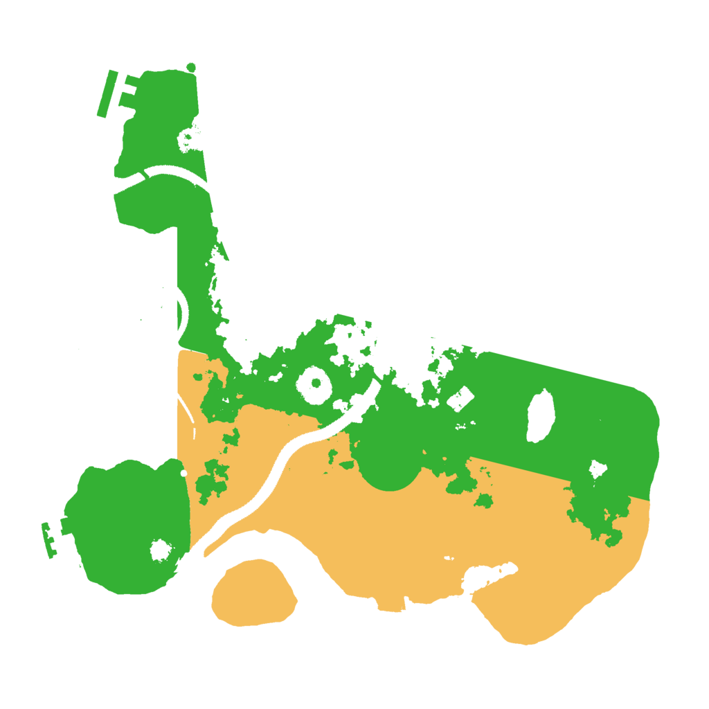Biome Rust Map: Procedural Map, Size: 3000, Seed: 17161