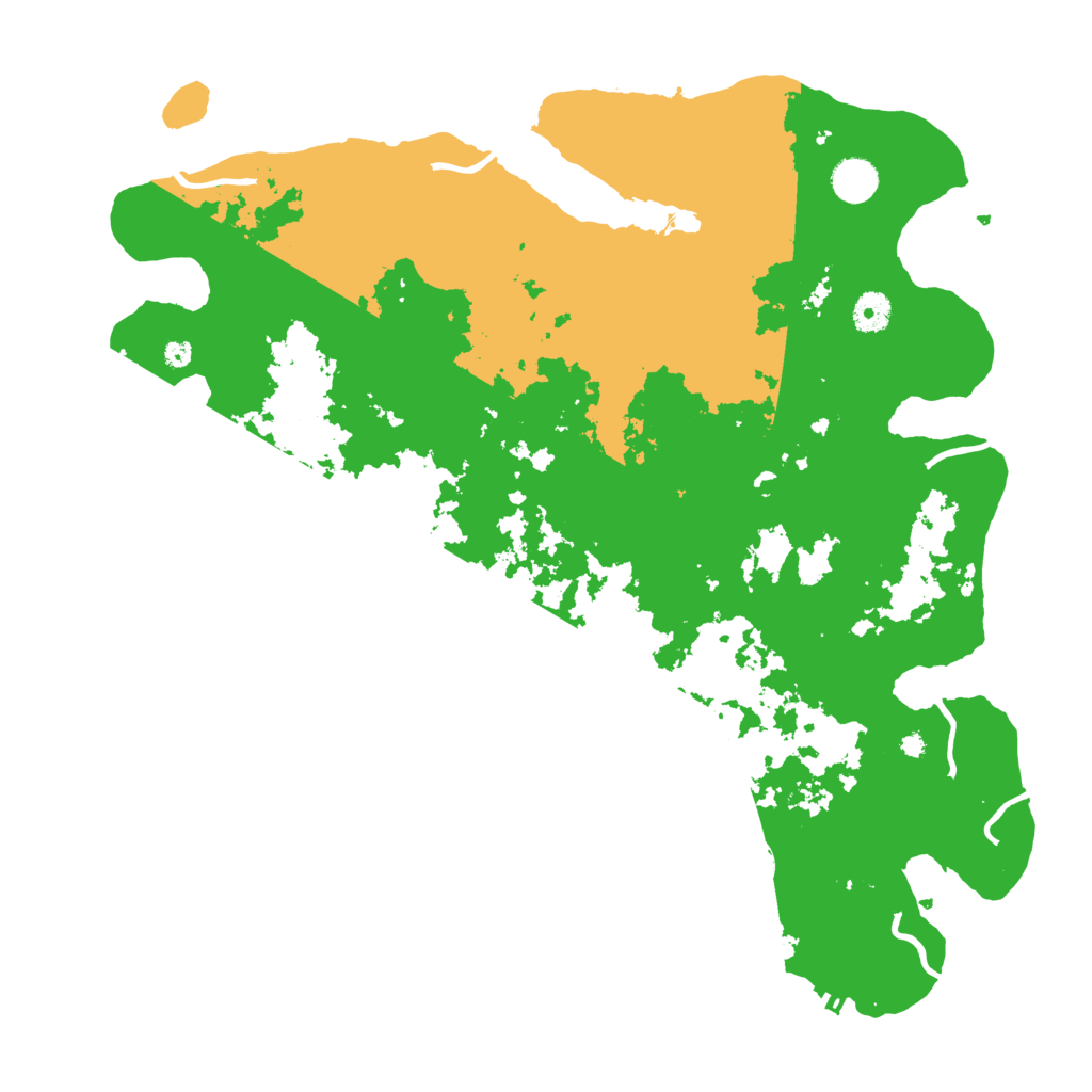 Biome Rust Map: Procedural Map, Size: 4200, Seed: 43626345