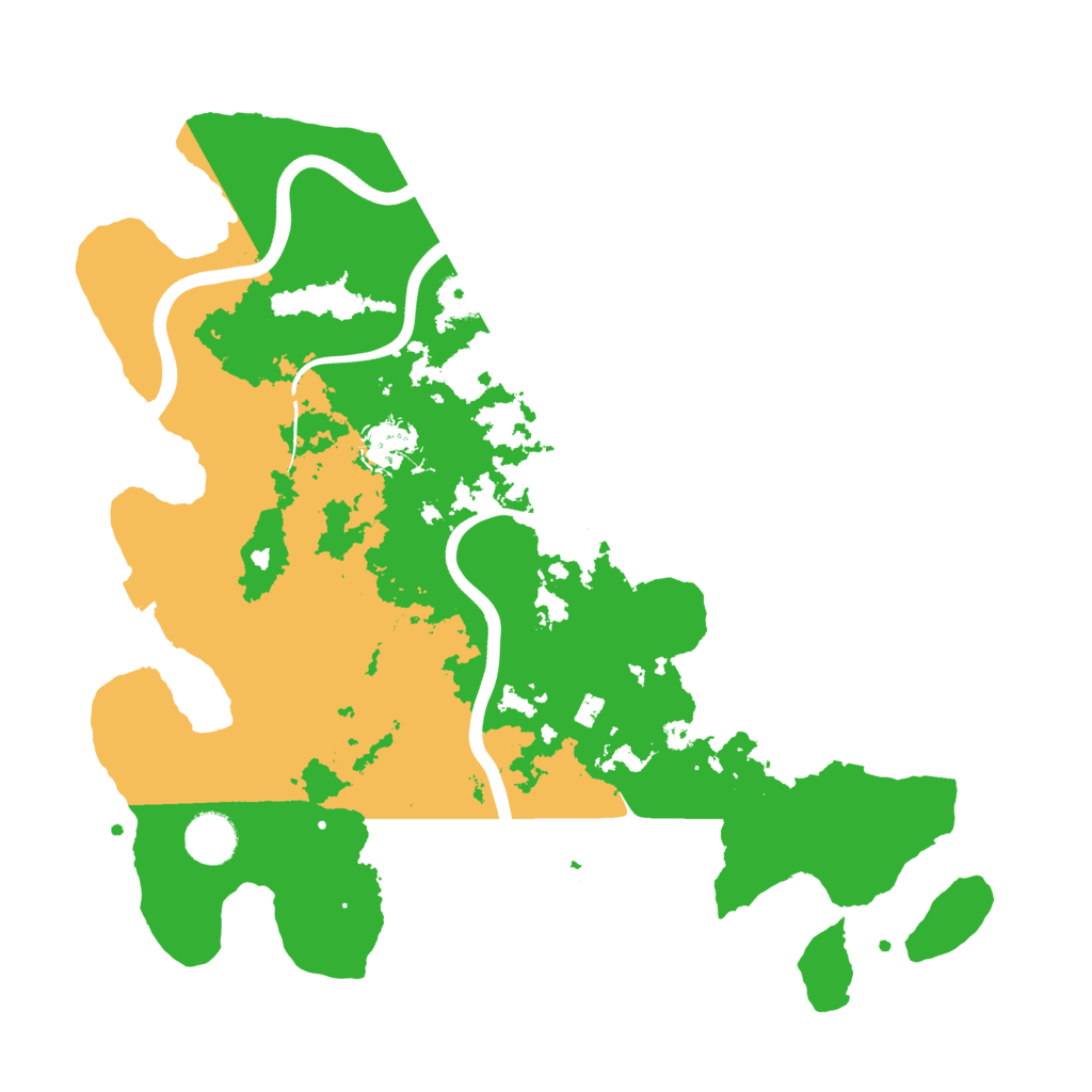 Biome Rust Map: Procedural Map, Size: 3700, Seed: 1943272107