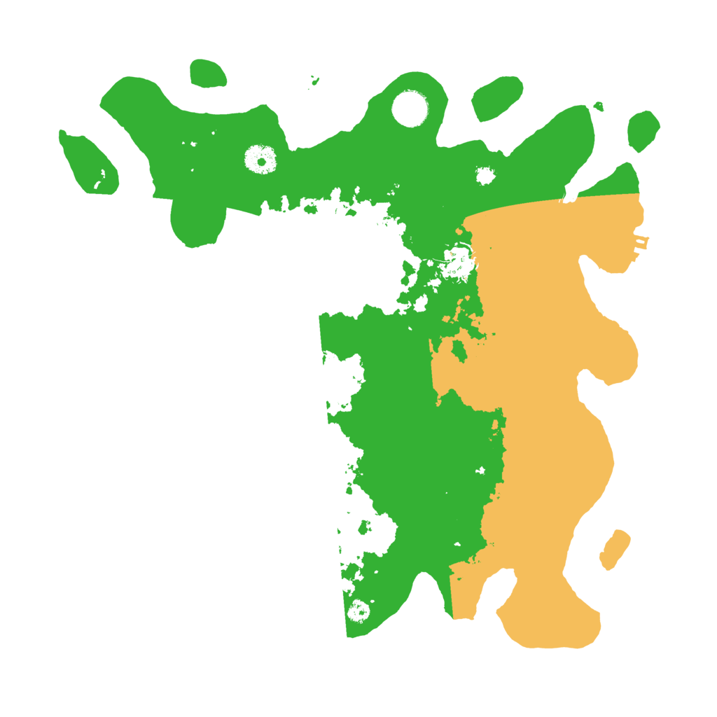 Biome Rust Map: Procedural Map, Size: 3500, Seed: 124324234