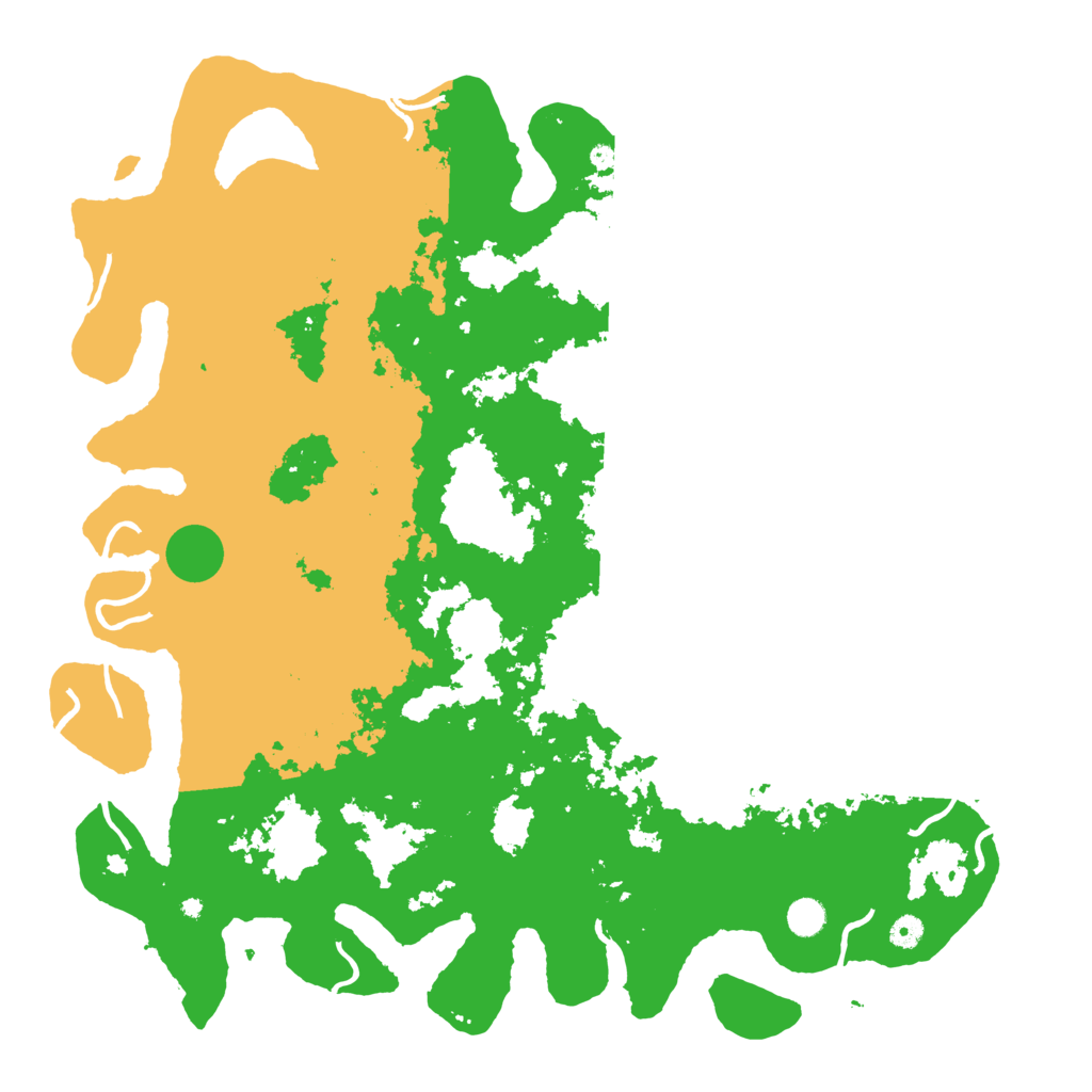 Biome Rust Map: Procedural Map, Size: 5000, Seed: 541064