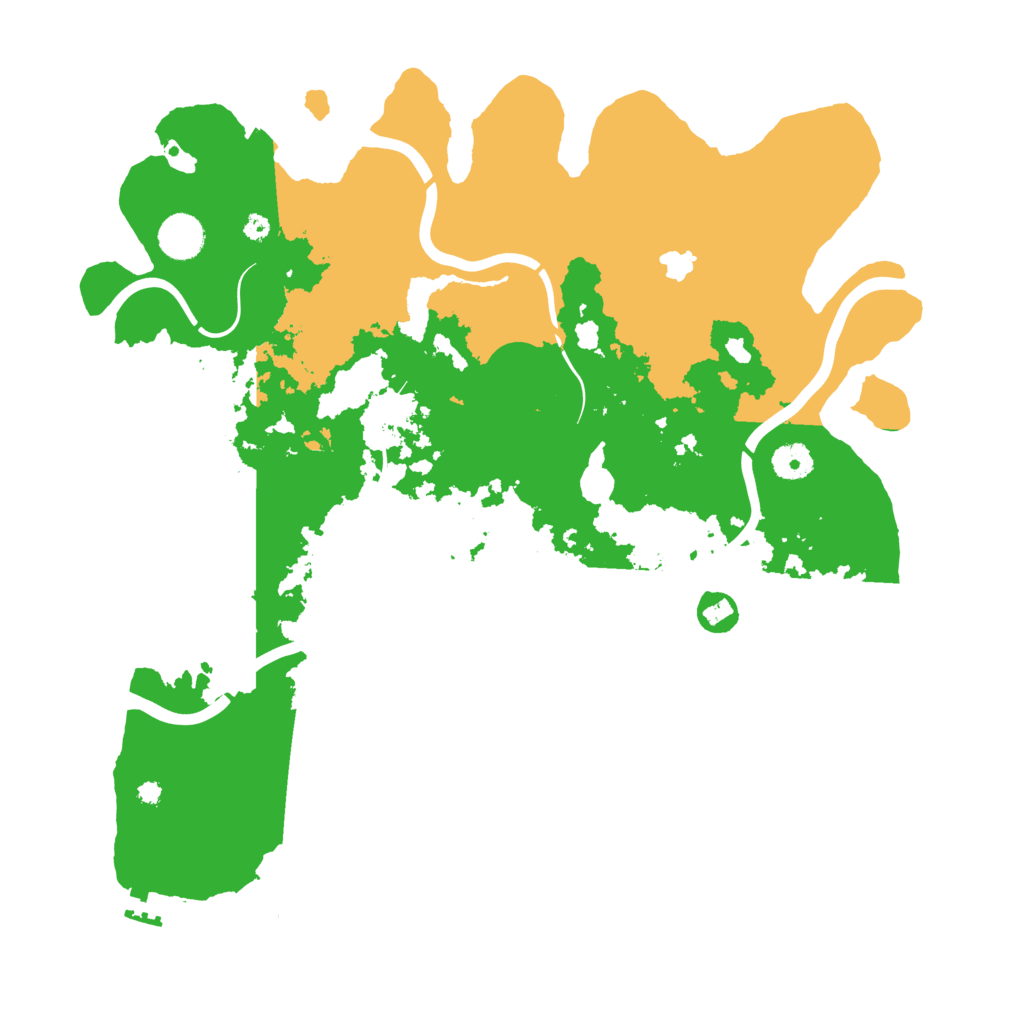 Biome Rust Map: Procedural Map, Size: 4000, Seed: 581475