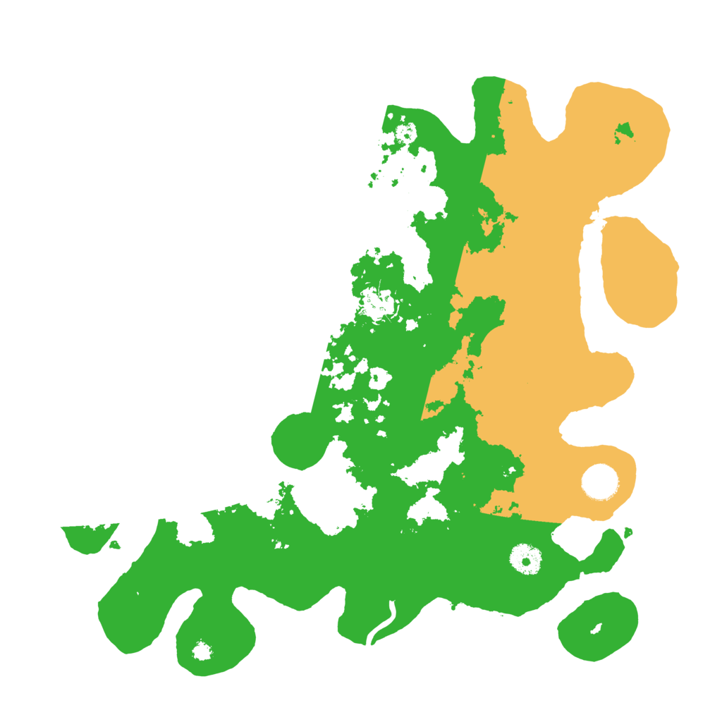 Biome Rust Map: Procedural Map, Size: 3500, Seed: 281