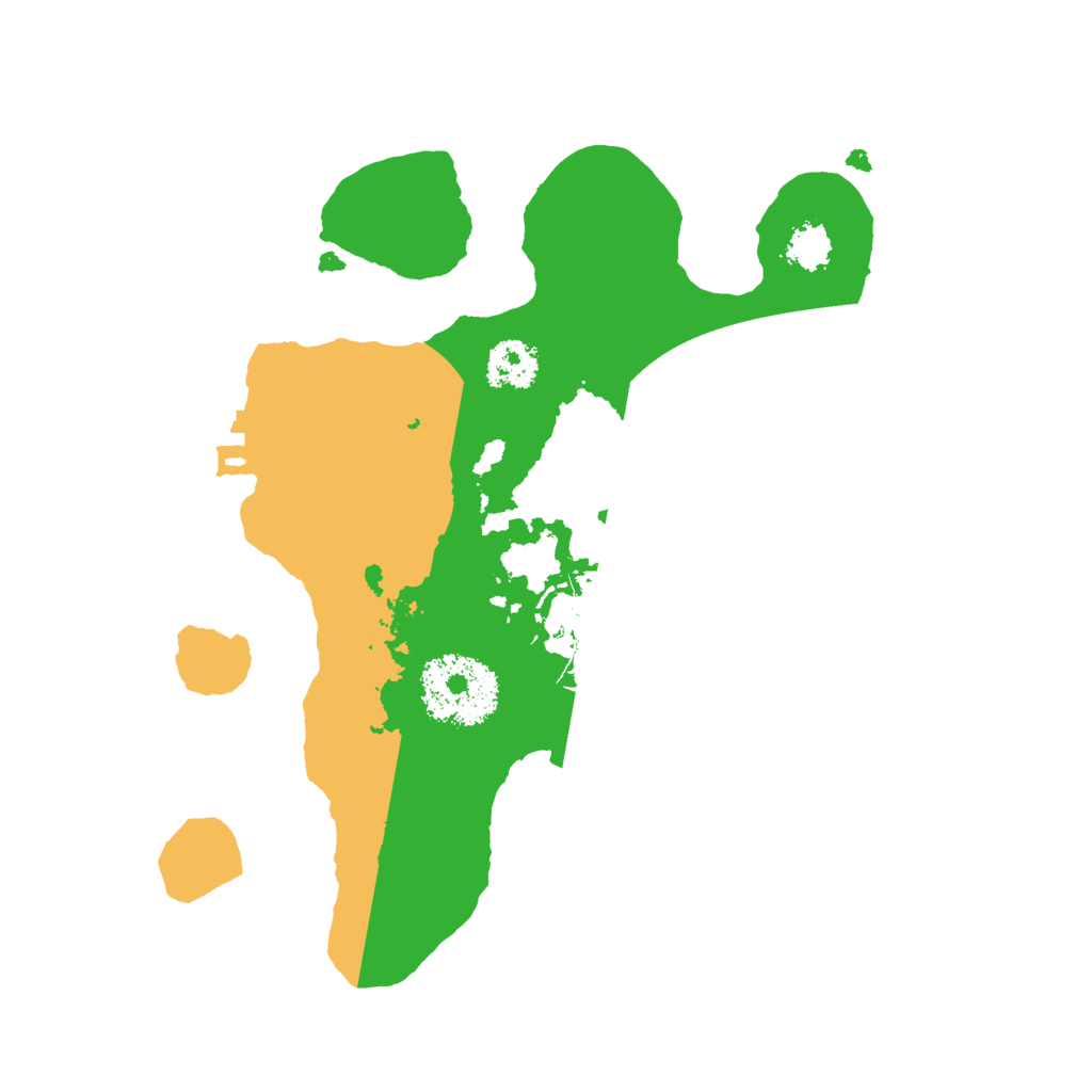 Biome Rust Map: Procedural Map, Size: 2200, Seed: 2136659203
