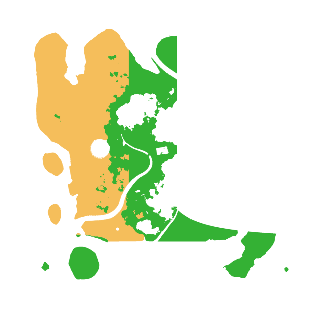 Biome Rust Map: Procedural Map, Size: 3000, Seed: 59967832