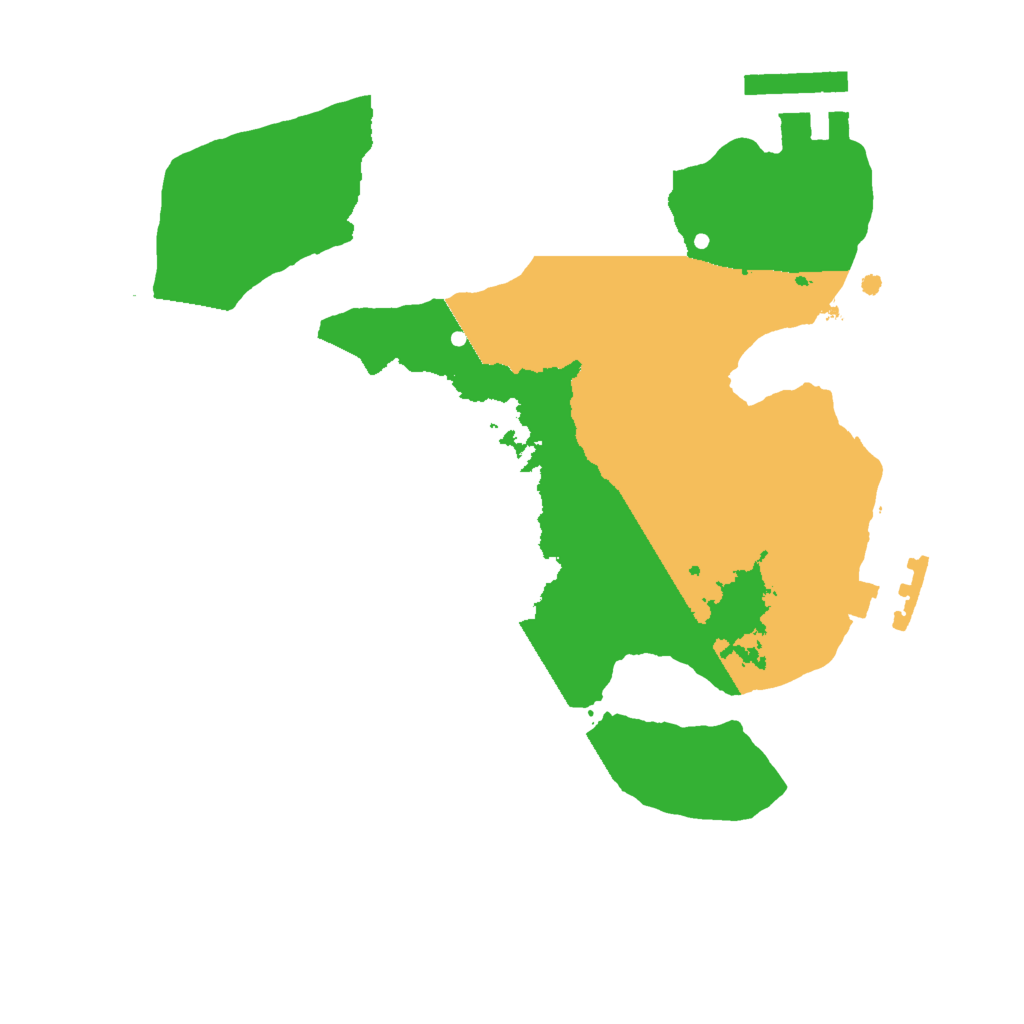 Biome Rust Map: Procedural Map, Size: 2000, Seed: 66856
