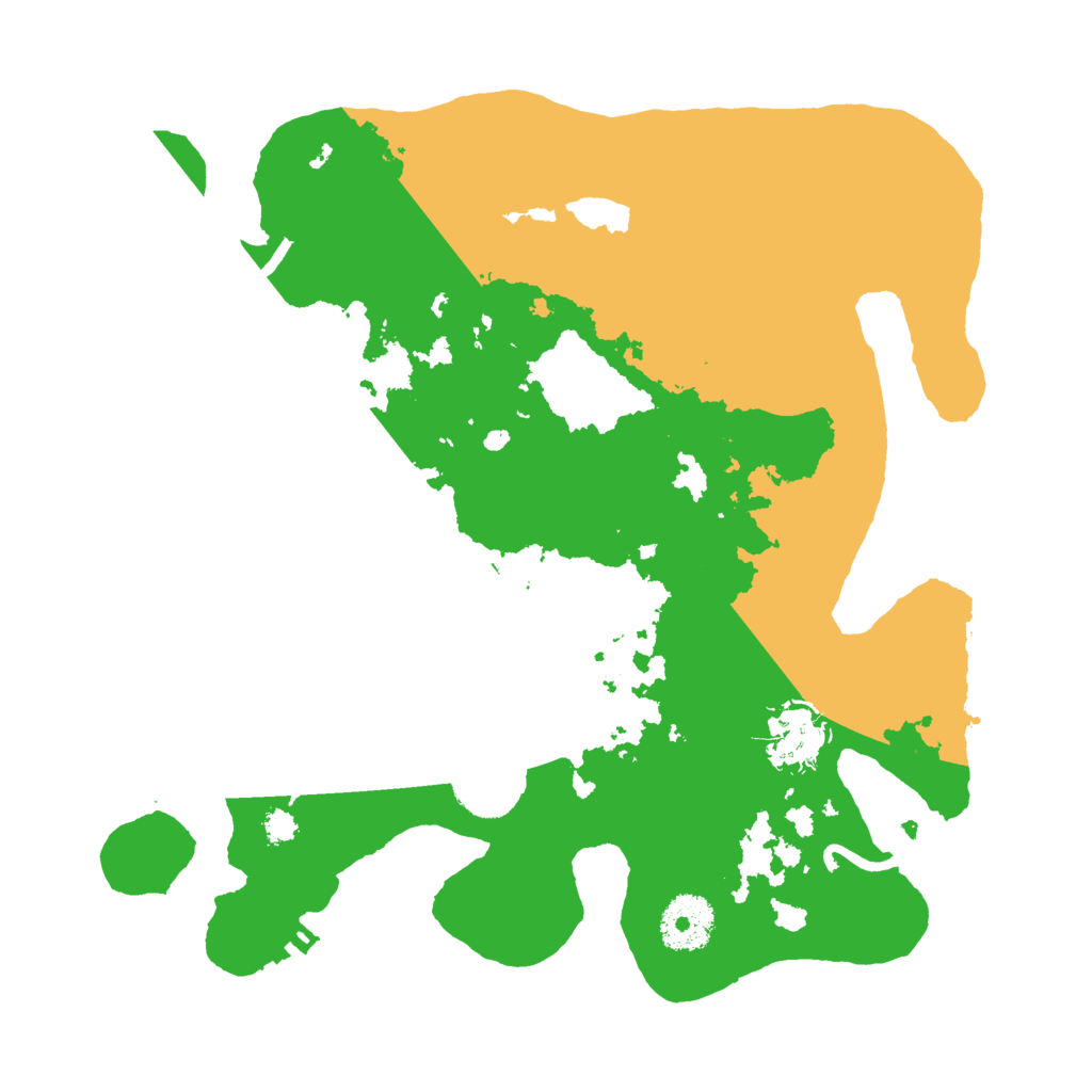 Biome Rust Map: Procedural Map, Size: 3000, Seed: 2442899