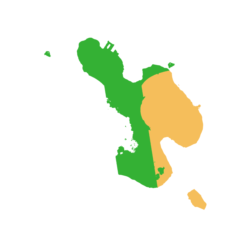 Biome Rust Map: Procedural Map, Size: 2000, Seed: 35244